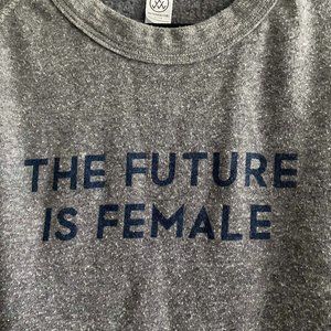 The Future is Female grey crewneck sweatshirt